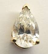 Flashy Pear Shaped CZ Studs
