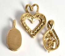 Group of 3 Diamond Pendants