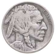 1918-D Indian Head Buffalo Nickel 1918/17-D ERROR