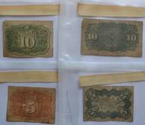 2 5 Cent & 2 10 Cent Fractional Notes