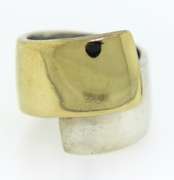 Modern Group Lot of 3 Sterling Silver Rings