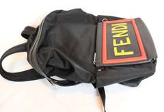 Fendi Black Monster Vocabulary Backpack
