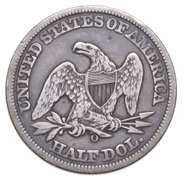 1858-O Seated Liberty Half Dollar