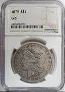 Certified Morgan Silver Dollar 1879