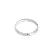 Sterling Silver 2.5mm Classic Wedding Band Ring