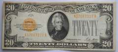 First and Only Small Size Near Unc 1928 $ 20 Gold Certificate