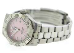 Tag Heuer Aquaracer Mop Pink Dial Watch
