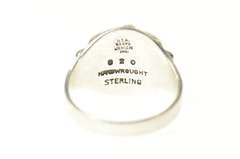 Sterling Silver Georg Jensen Ornate Moonstone Cabochon S20 Ring