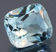 Vivid! 7.23ct radiant cut Swiss blue Topaz