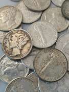 30 Slider /Unc Mercury Dimes.