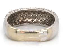 Glittering 14kt WG Pave Diamond Ring