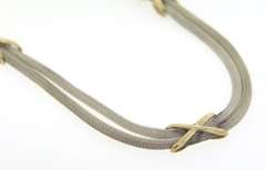 Favorite 2 Row X Mesh Necklace