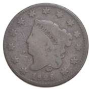 1828 Matron Head Large Cent - Small Date