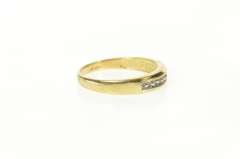 10K Yellow Gold Classic Diamond Simple Wedding Band Ring