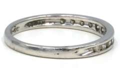 Classic Platinum Channel Set Diamond Band