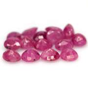 Heated only! 8.02ct violet red Ruby set