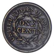 1852 Braided Hair Large Cent