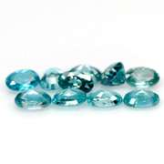 Brilliant 6.99ct Swiss blue Zircon set