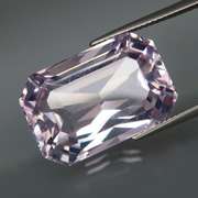 Heavy flashing! 25.38ct Rose de Franc Amethyst