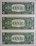 (3) Crisp Exceptional 1969-C $1 Star Notes FRB Of Richmond-Consecutive Tough Series!