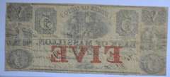 $ 5 Bank Of Massillon Ohio Note