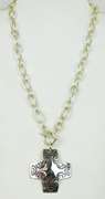 Silpada Sterling Southwest Cross & Chain