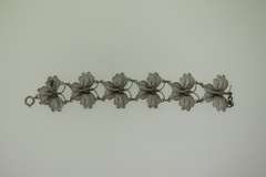 Vintage Sterling Silver Topazio Portugal Butterfly Braclet