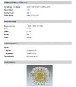 Certified Double Halo 3.70CTW Diamond Engagement Ring