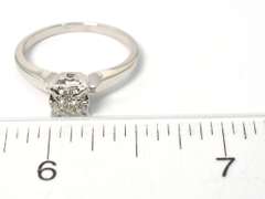 Precious Diamond Solitaire Ring in 14KT White Gold