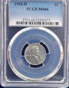 1943 -D  PCGS MS 66 1 C