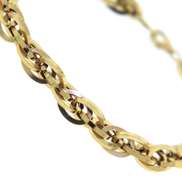 Fancy Double Oval Link Chain Bracelet