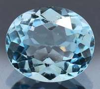 Simply stunning 5.70ct 10x12mm vivid sky blue Topaz
