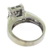 Sparkling Princess Cut Diamond Wedding Set