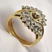 Flashy 2 Piece Diamond Set