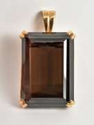 Bold Smokey Quartz Pendant