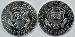 2 Gem Proof 1964 Accented Hair Kennedy Half Dollars