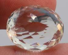 Big open color 9.94ct pendant cut Citrine