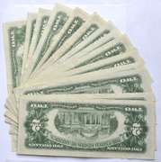 15 $ 2 Red Seal  US Notes