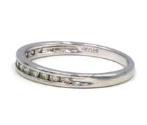 Classic Platinum Channel Set Diamond Band