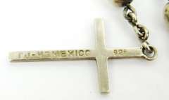 Vintage Mexican Sterling Silver Rosary