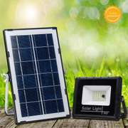 10000LM LED Solar Panel Light Sensor Spotlight