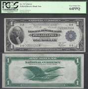 $1 1918 HERALDIC EAGLE PCGS 64 PPQ