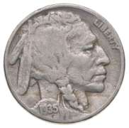 1935 Indian Head Buffalo Nickel - Double Die