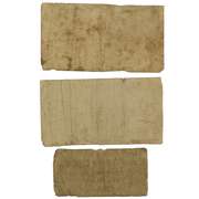 3 1861-2 State of North Carolina Notes