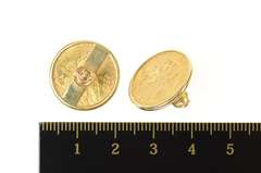 14K Yellow Gold 1928 & 1929 Indian Head Quarter Eagle Coin Earrings