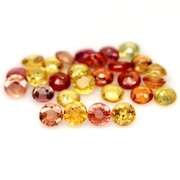 Glittering and bright 8.01ct fancy color Sapphire set