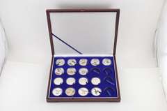 (7) 2016-2017 Palau $5 & (9) 2014-2015 Canada $5 Silver 16 Coin Set