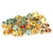 Glittering and bright 7.03ct fancy color Sapphire set