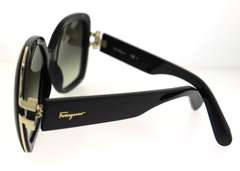 Salvatore Ferragamo Brown Square Sunglasses
