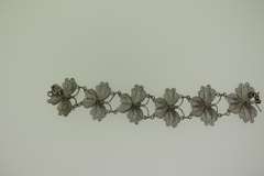 Vintage Sterling Silver Topazio Portugal Butterfly Braclet